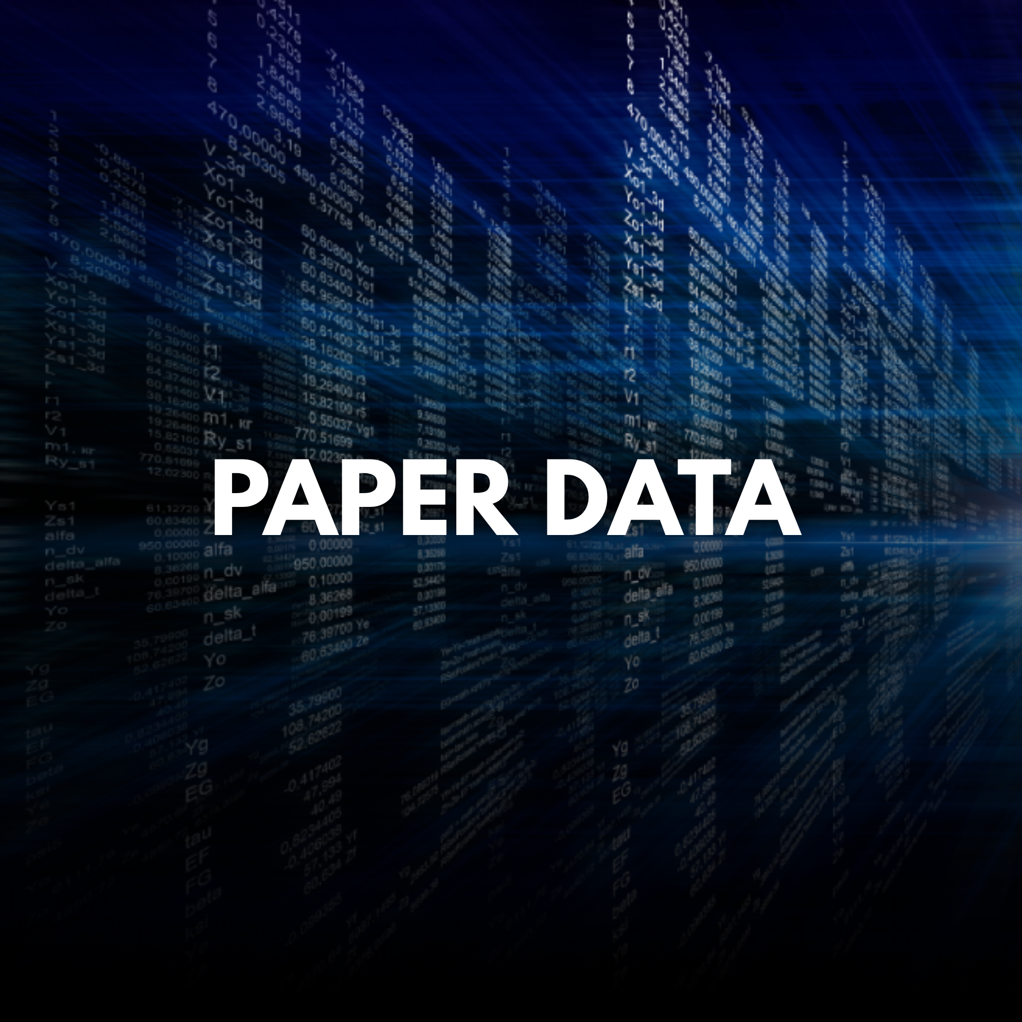 Paper Data – Cosmo World
