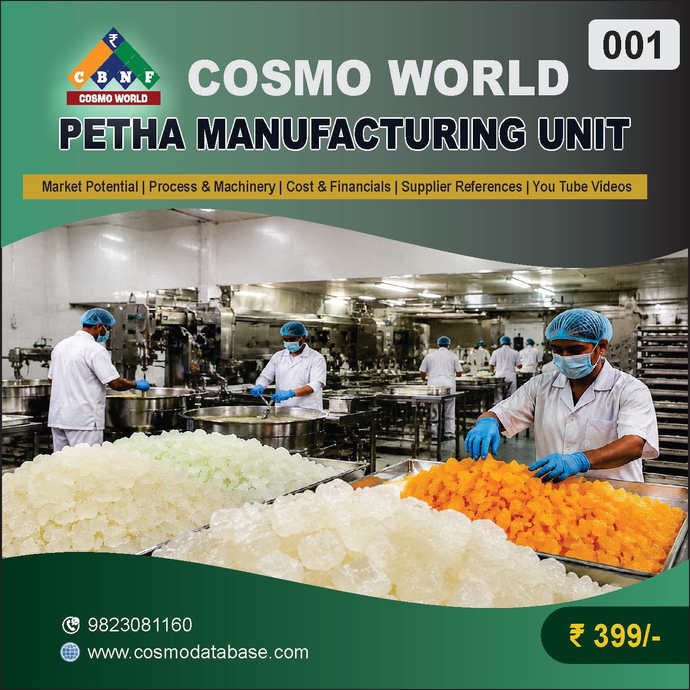 001 Petha Manufacturing Project Report | Detailed DPR for Bank Loan, MSME & Business Setup