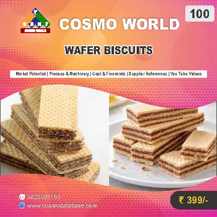 100 WAFER BISCUITS | Detailed DPR for Bank Loan, MSME & Business Setup