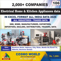 Electrical Home & Kitchen Appliances Database by CosmoDatabase — B2B Contact List with Emails and Phone Numbers