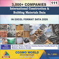 International Construction & Building Materials Database by CosmoDatabase — B2B Contact List with Emails and Phone Numbers