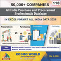 All India Purchase and Procurement Professionals Database by CosmoDatabase — B2B Contact List with Emails and Phone Numbers