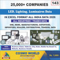 Led, Lighting, Luminaries Database by CosmoDatabase — B2B Contact List with Emails and Phone Numbers