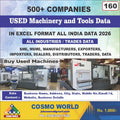 Used Machinery and Tools Database by CosmoDatabase — B2B Contact List with Emails and Phone Numbers