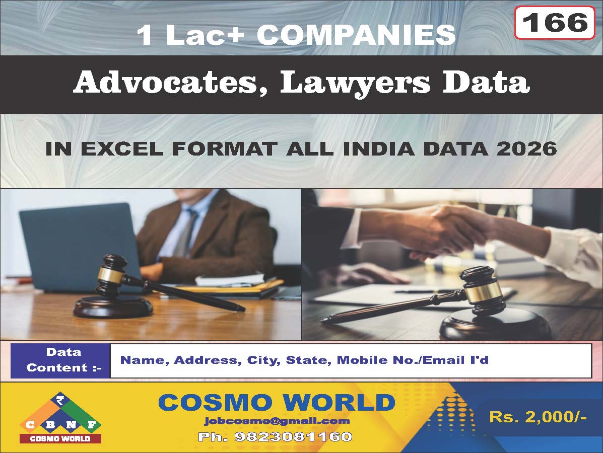 166. Advocates+Lawyers Data