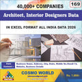 Architect, Interior Designers Database by CosmoDatabase — B2B Contact List with Emails and Phone Numbers
