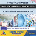 Medical & Pharmaceuticals Database by CosmoDatabase — B2B Contact List with Emails and Phone Numbers