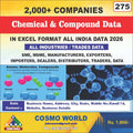 Chemical & Compound Database by CosmoDatabase — B2B Contact List with Emails and Phone Numbers