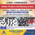 RUBBER PRODUCTS AND MACHINERY Database by CosmoDatabase — B2B Contact List with Emails and Phone Numbers