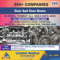 Gear And Gear Boxes Database by CosmoDatabase — B2B Contact List with Emails and Phone Numbers