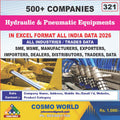 Hydraulic & Pneumatic Equipment's Database by CosmoDatabase — B2B Contact List with Emails and Phone Numbers