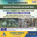 Industrial Chemicals and Acids Database by CosmoDatabase — B2B Contact List with Emails and Phone Numbers
