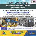 Instrumentation and Control Equipment's Database by CosmoDatabase — B2B Contact List with Emails and Phone Numbers