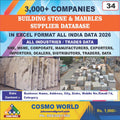 Building Stone & Marbles Supplier Database by CosmoDatabase — B2B Contact List with Emails and Phone Numbers