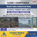 South India Industrial Database by CosmoDatabase — B2B Contact List with Emails and Phone Numbers