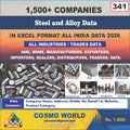 Steel and Alloy Database by CosmoDatabase — B2B Contact List with Emails and Phone Numbers