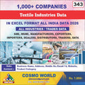 Textile Industries Database by CosmoDatabase — B2B Contact List with Emails and Phone Numbers