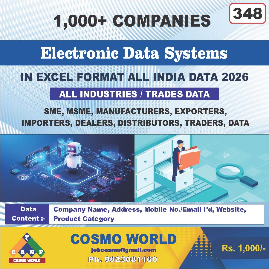 Electronic Systems Database by CosmoDatabase — B2B Contact List with Emails and Phone Numbers