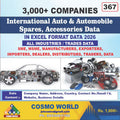 International Auto & Automobile Spares, Accessories Database by CosmoDatabase — B2B Contact List with Emails and Phone Numbers