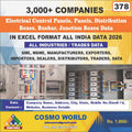 Electrical Control Panels, Panels, Distribution Boxes, Busbar, Junction Boxes Database by CosmoDatabase — B2B Contact List with Emails and Phone Numbers