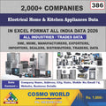 Electrical Home & Kitchen Appliances Database by CosmoDatabase — B2B Contact List with Emails and Phone Numbers