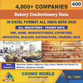 Bakery Confectionery Database by CosmoDatabase — B2B Contact List with Emails and Phone Numbers
