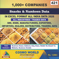 Snacks & Namkeen Database by CosmoDatabase — B2B Contact List with Emails and Phone Numbers