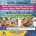 Wheat, Pulses, Grain, Sugar, Flours, Oats, Cereals, Jaggery, Millets, Beans Etc. Database by CosmoDatabase — B2B Contact List with Emails and Phone Numbers