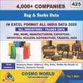 Bag & Sacks Database by CosmoDatabase — B2B Contact List with Emails and Phone Numbers