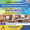 Hotel Furnishing Products & Material Database by CosmoDatabase — B2B Contact List with Emails and Phone Numbers