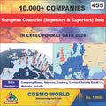 European Countries (Importers & Exporters) Database by CosmoDatabase — B2B Contact List with Emails and Phone Numbers