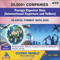 Foreign Exporter (International Exporters and Sellers) Database by CosmoDatabase — B2B Contact List with Emails and Phone Numbers