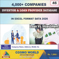 Investor & Loan Provider Database by CosmoDatabase — B2B Contact List with Emails and Phone Numbers