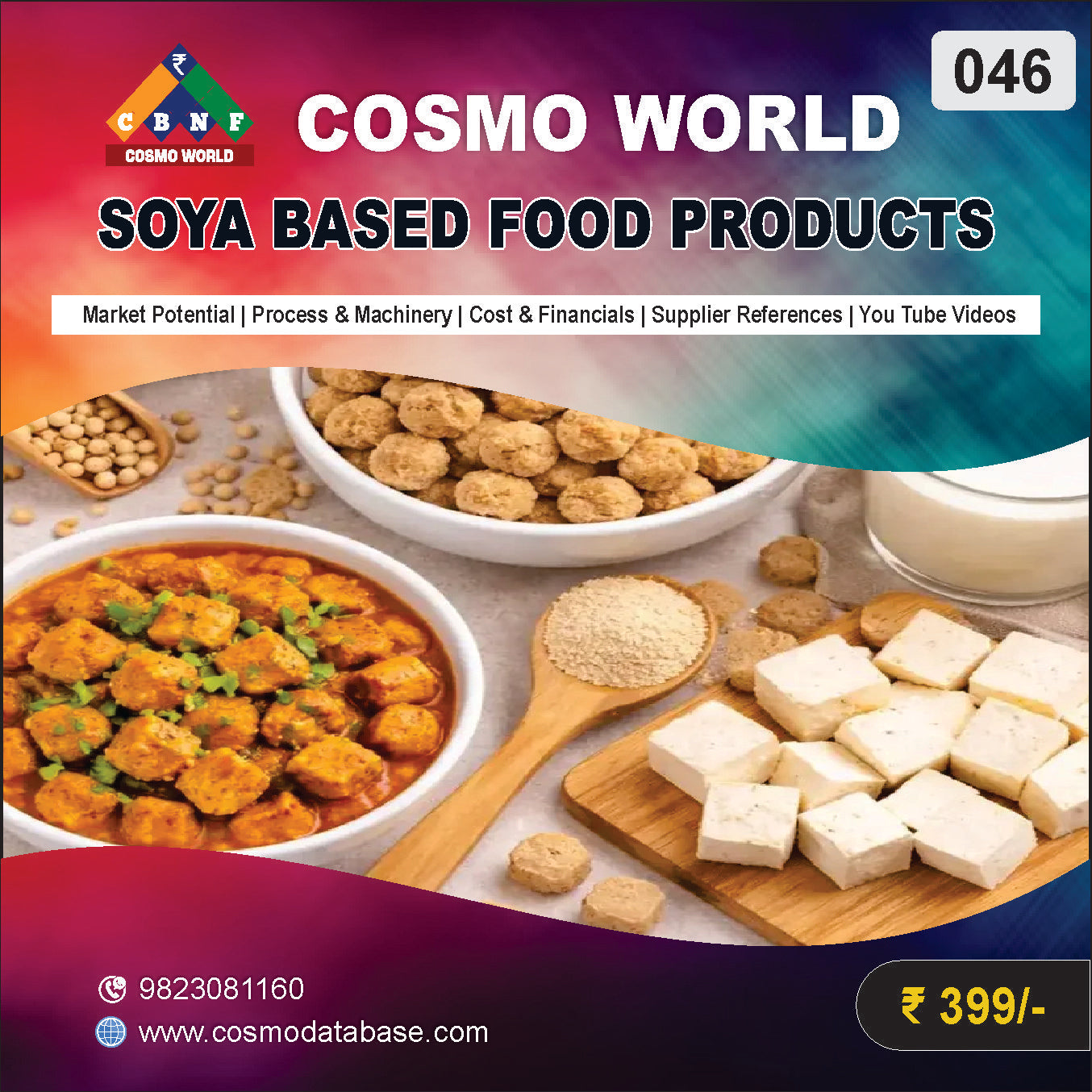 046 SOYA BASED FOOD PRODUCTS | Detailed DPR for Bank Loan, MSME & Business Setup