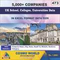 UK School, Colleges, Universities Database by CosmoDatabase — B2B Contact List with Emails and Phone Numbers