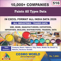 Paints All Types Database by CosmoDatabase — B2B Contact List with Emails and Phone Numbers