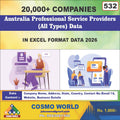 Australia Professional Service Providers (All Types) Database by CosmoDatabase — B2B Contact List with Emails and Phone Numbers