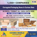 Corrugated Packaging Boxes & Cartons Database by CosmoDatabase — B2B Contact List with Emails and Phone Numbers