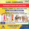Packaging Products (All Types) Database by CosmoDatabase — B2B Contact List with Emails and Phone Numbers