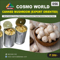 056 CANNED MUSHROOM (EXPORT ORIENTED) | Detailed DPR for Bank Loan, MSME & Business Setup
