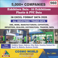 Exhibitors - 20 Exhibitions Plastic & PVC Database by CosmoDatabase — B2B Contact List with Emails and Phone Numbers