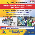 Flexographic & Rotogravure Printers (All India) Database by CosmoDatabase — B2B Contact List with Emails and Phone Numbers