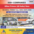 Offset Printer (All India) Database by CosmoDatabase — B2B Contact List with Emails and Phone Numbers