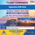 Rajasthan B2B Database by CosmoDatabase — B2B Contact List with Emails and Phone Numbers