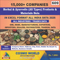 Herbal & Ayurvedic (All Types) Products & Materials Database by CosmoDatabase — B2B Contact List with Emails and Phone Numbers