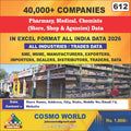 Pharmacy, Medical, Chemists (Store, Shop & Agencies) Database by CosmoDatabase — B2B Contact List with Emails and Phone Numbers