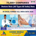 Doctors (All Types-All India) Database by CosmoDatabase — B2B Contact List with Emails and Phone Numbers