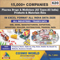 620. Pharma Drugs & Medicines (All Types-All India) Products & Materials Data