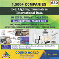 Led, Lighting, Luminaires International Database by CosmoDatabase — B2B Contact List with Emails and Phone Numbers