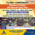 Retailers & Traders (All India-All Types) Database by CosmoDatabase — B2B Contact List with Emails and Phone Numbers